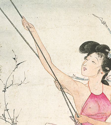 安居-胡也佛的仕女画和最知名的金瓶梅秘戏图